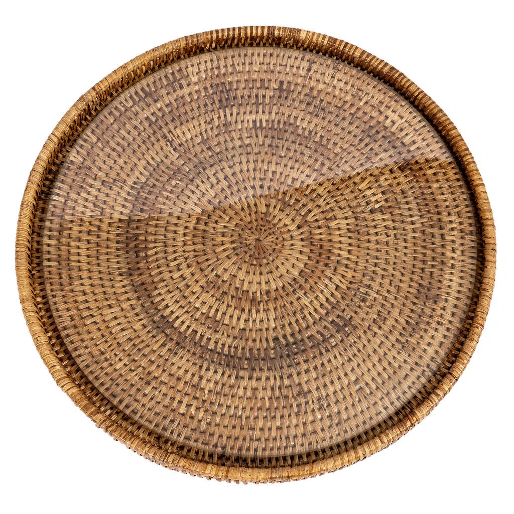 Wicker Decorative Tray | Birch Lane