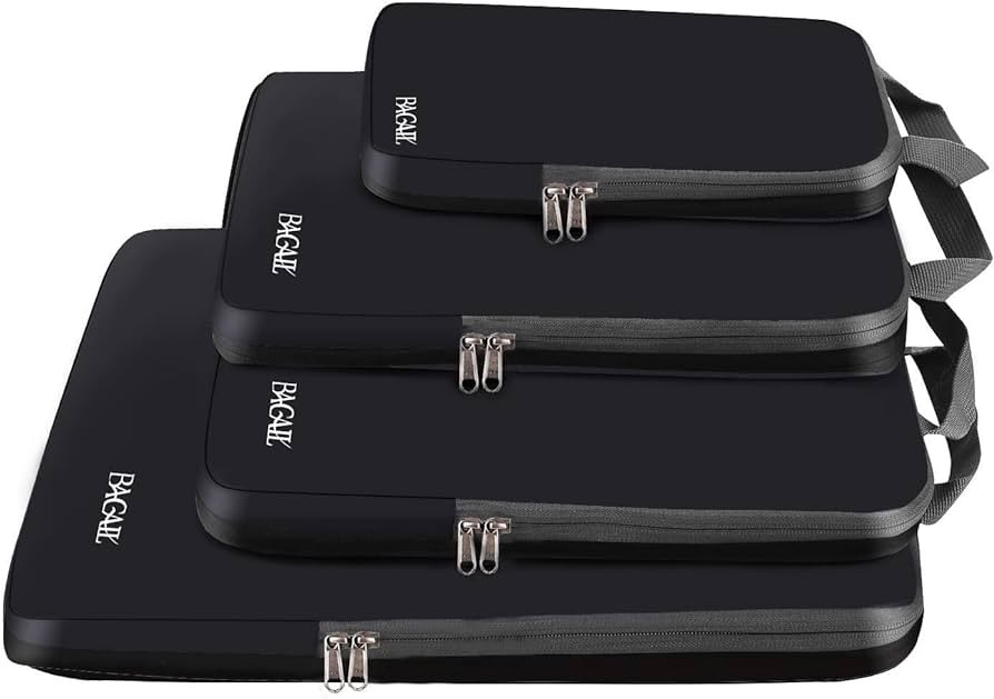 BAGAIL 4 Set/6 Set/8 Set Compression Packing Cubes Travel Accessories Expandable Packing Organize... | Amazon (US)