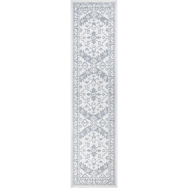 My Texas House Western Tide Reversible Indoor/ Outdoor Area Rug, Natural Skyview, 2' x 8' Runner | Walmart (US)