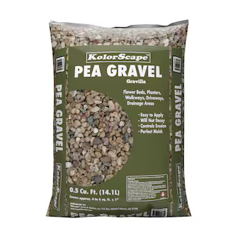 Kolor Scape 0.5 Cubic feet 48-lb Multiple colors/finishes Pea gravel ( 0.5 - 3.0-in Rock Size ) | Lowe's