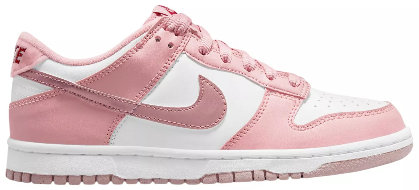 Nike Kids' Grade School Dunk Low Shoes, Size 3.5, Pink/pink/white | DICK'S Sporting Goods