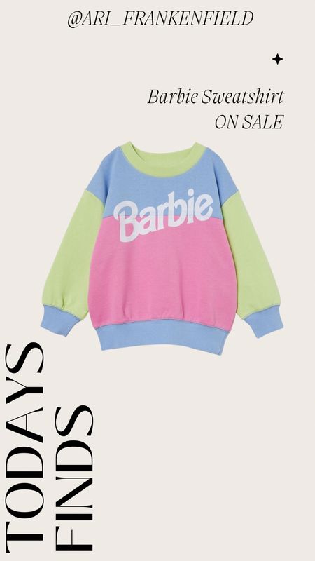 The cutest Barbie sweatshirt on sale for $5!

#LTKSaleAlert #LTKKids