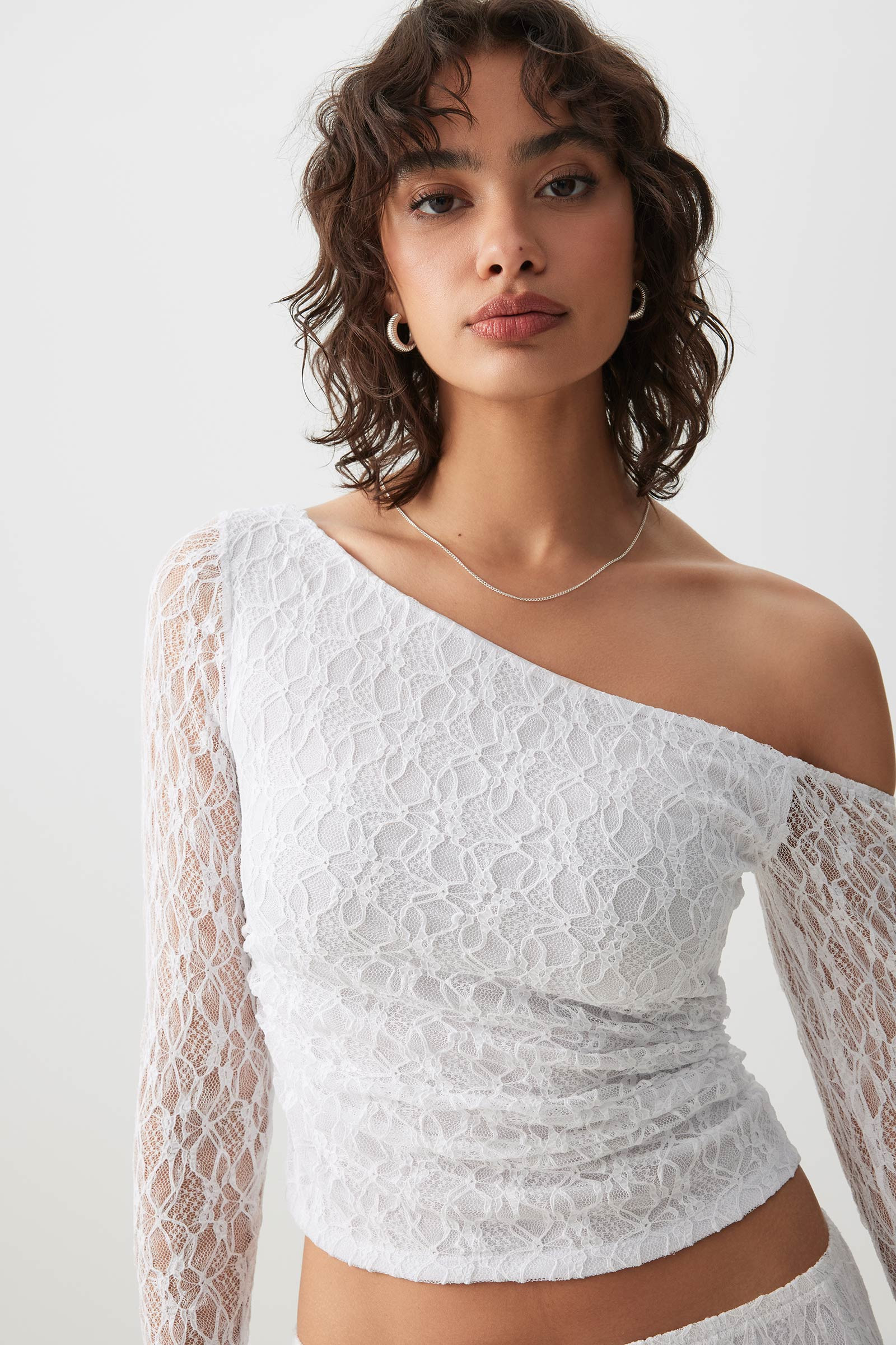 Asymmetrical Lace Top | Ardene