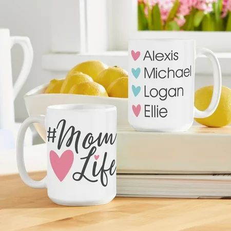 Personalized #Mom Life Mug | Walmart (US)