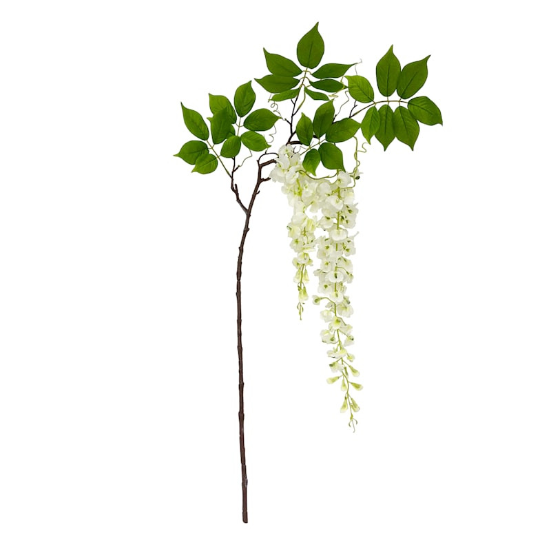 White Pea Blossom Branch, 54" | At Home