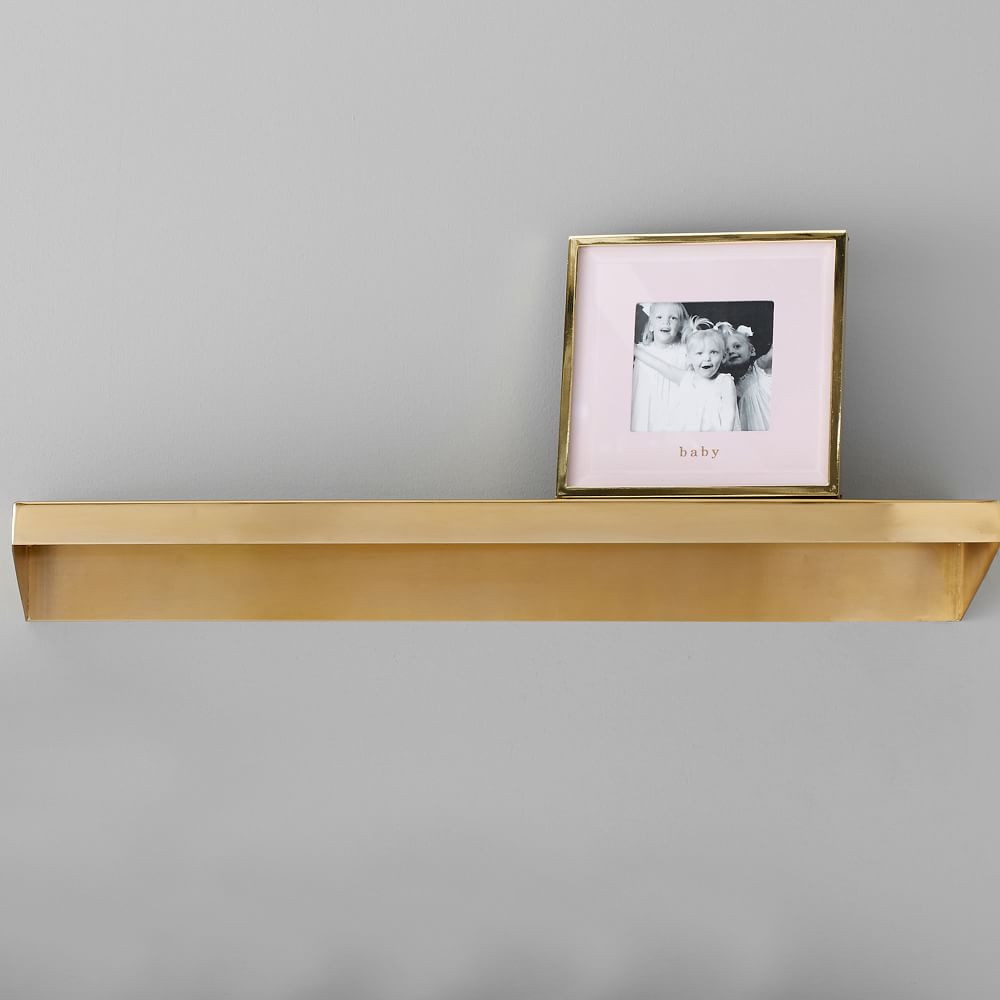 Floating Metal Wall Shelves | West Elm (US)