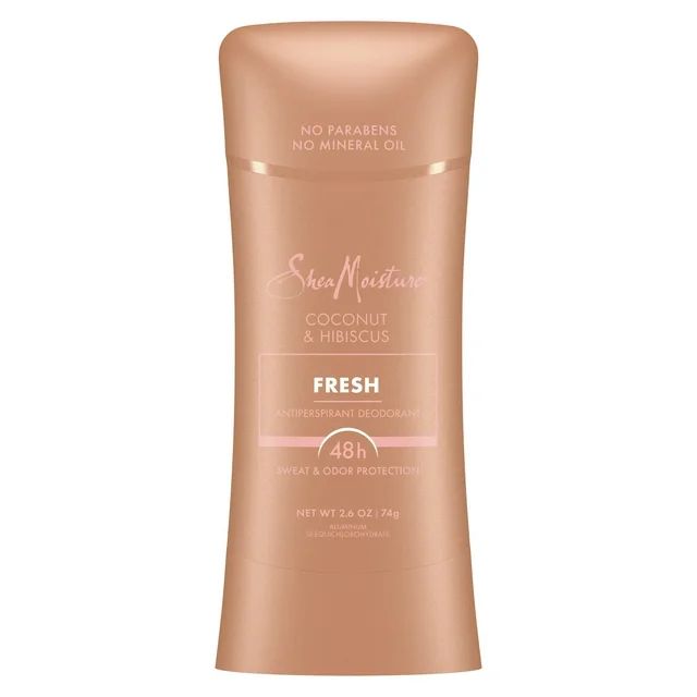 SheaMoisture Fresh Women's Antiperspirant Deodorant Coconut & Hibiscus, 2.6 oz | Walmart (US)