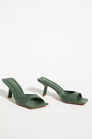 Vicenza Square-Toe Mules | Anthropologie (US)