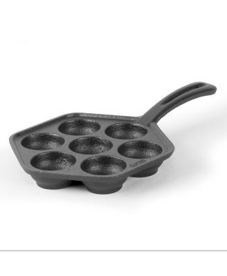 Cast Iron Danish Aebleskiver Pan - Black | Macy's