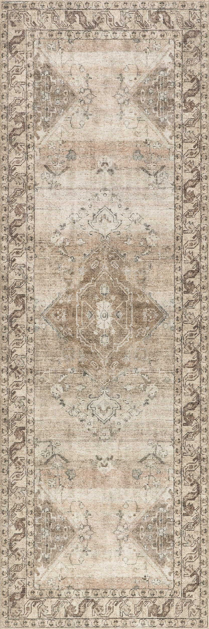 Beige Bay Head Antiqued Jute-Blend 2' 8"" x 8' rug | Rugs USA