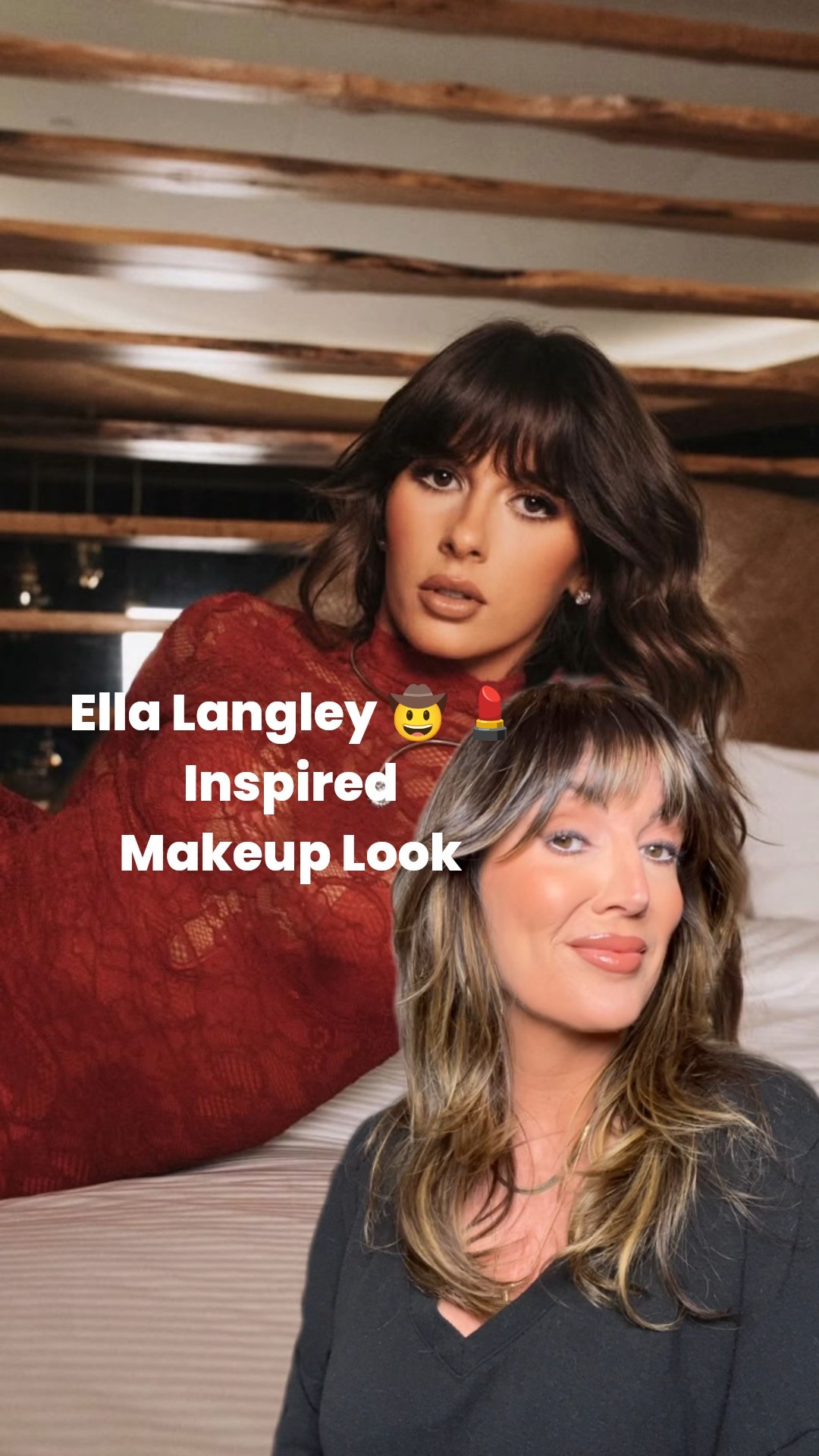 Oh just a 48 yr old mom doing full Ella Langley glam on a Tuesday!! Here’s all the products I used to create this warm glam - be prepared it’s a lot! // blush “rose d’oro” // bronzer shade 02 // foundation shade light medium 9 // lip liners - mixed “sweet tea” and “berry cola” // gloss “rose harmony” // eyeliner “perversion” 