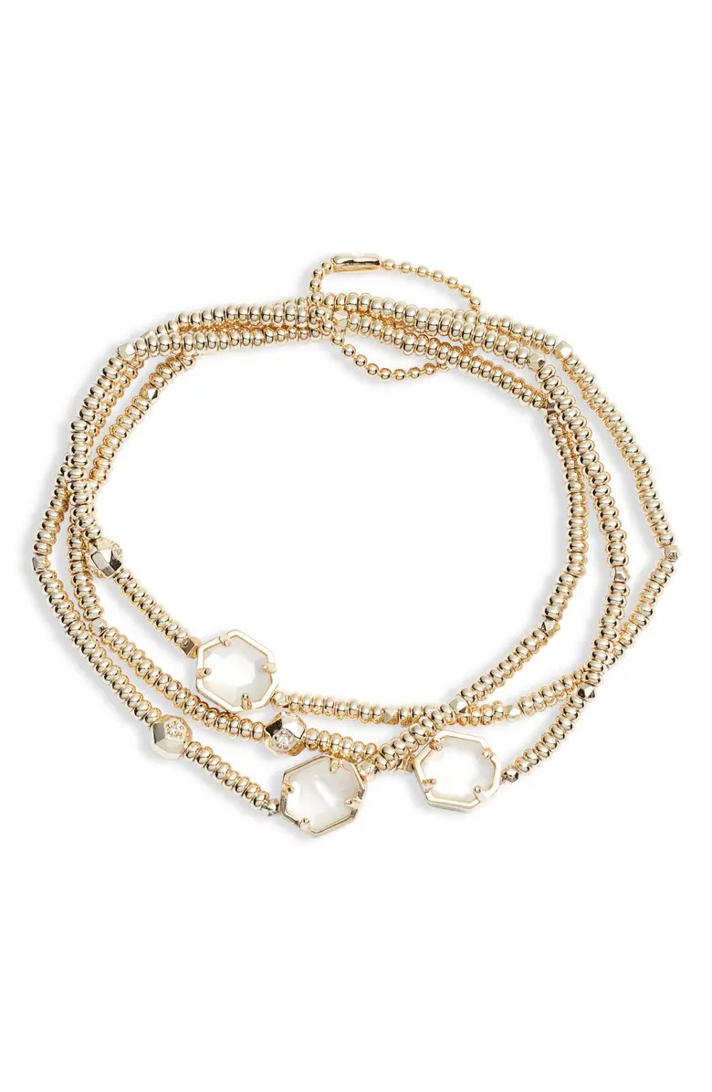 Kendra Scott Tomon Set of 3 Stretch Bracelets | Nordstrom | Nordstrom
