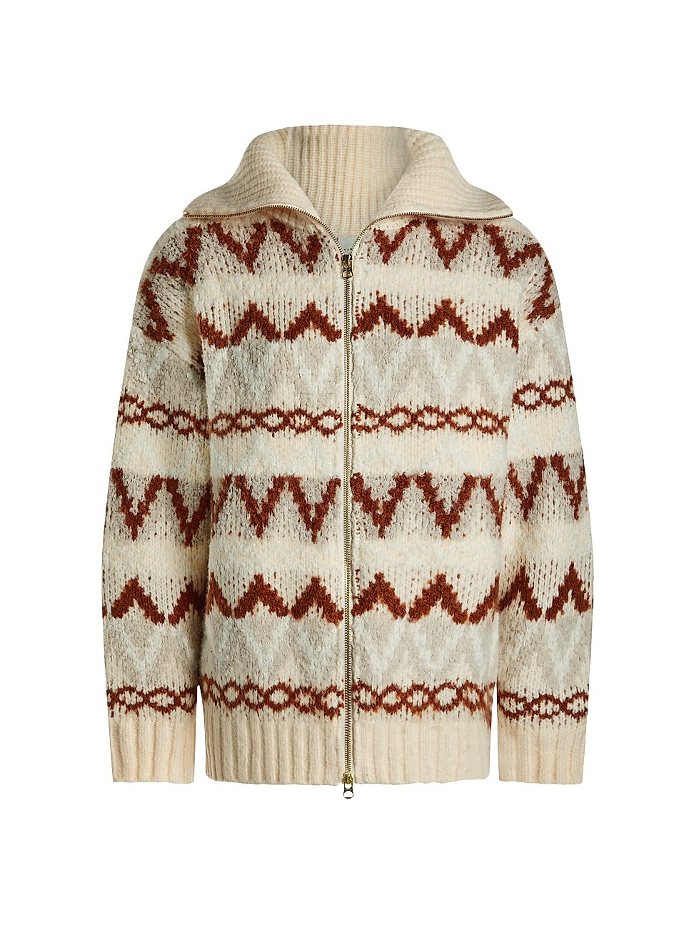 Women's Brooke Fair Isle Knit Jacket - Whitecap Mountain Fairisle - Size XL | Saks Fifth Avenue