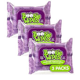 Boogie Baby Wet Wipes for Face, Hand, Body & Nose, Made with Vitamin E, Aloe, Chamomile & Natural... | Amazon (US)