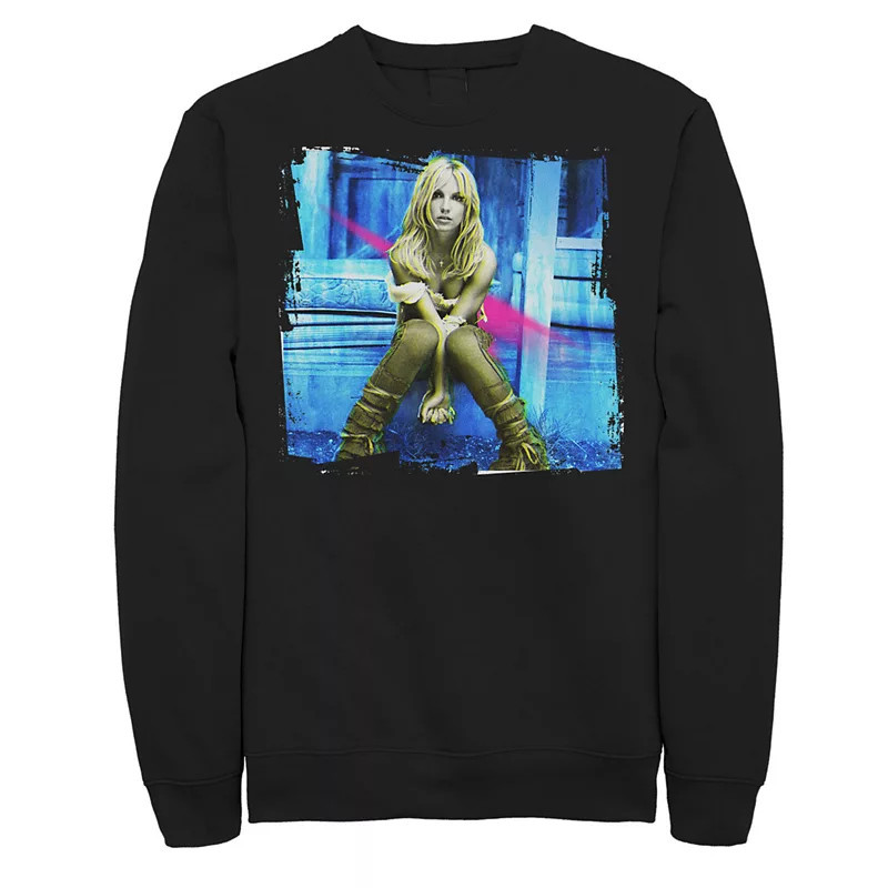 Men's Britney Spears Album Cover Sweatshirt, Size: 3XL, Black | Kohl's