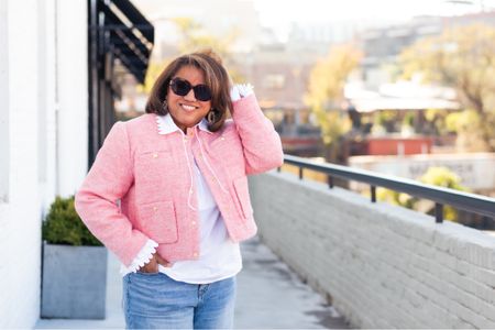 I’m a huge fan of lady jackets!  This beauty is one of my faves. The color, the quality, and the design are allllll perfection!  I’ve linked to more equally adorable lady jackets that are perfect for spring. The versatility is great, too! Fit is TTS. 🌸💓

Lady jacket, spring outfit, workwear, classic outfit 

#LTKcurves #LTKFind #LTKstyletip