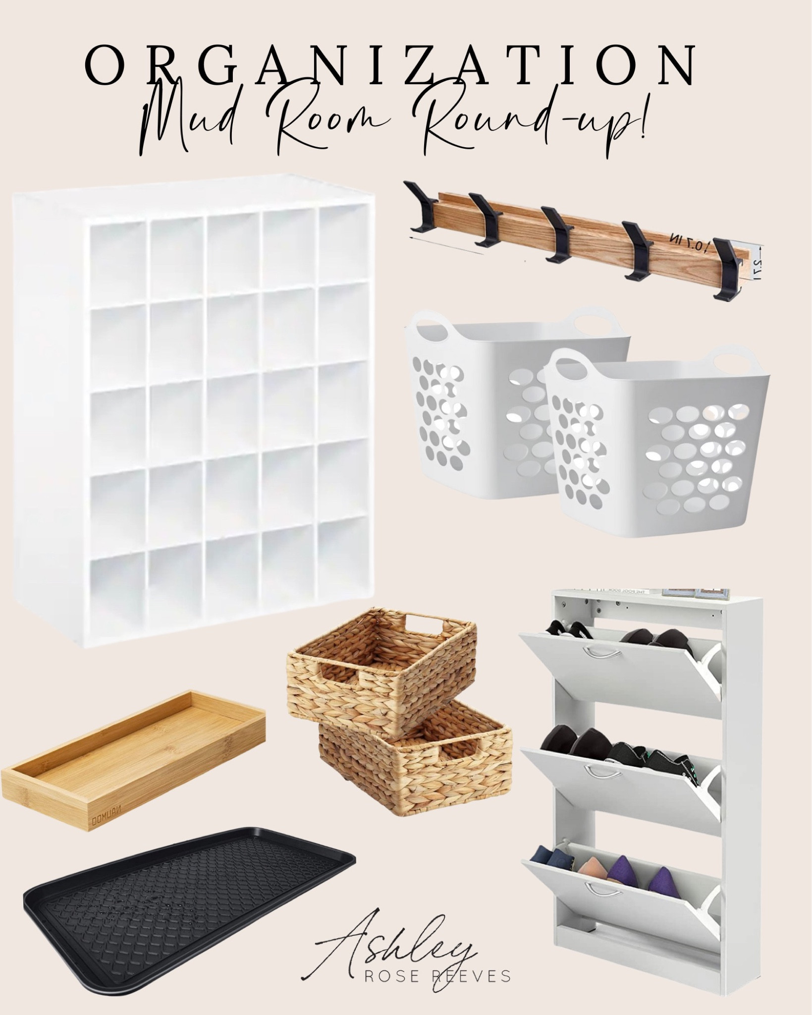 Organization 
Mud Room Round-Up

#LTKhome #LTKfamily #LTKFind