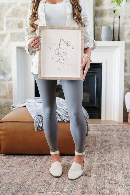 Love this!! Perfect size artwork for shelf styling or for above a toilet lol. Also the leggings + linen top are my current fave. Plus the shoes. Nordstrom Rack is THEEE best!! 

#falldecor #falloutfits #homeinspo

#LTKSeasonal #LTKsalealert #LTKhome