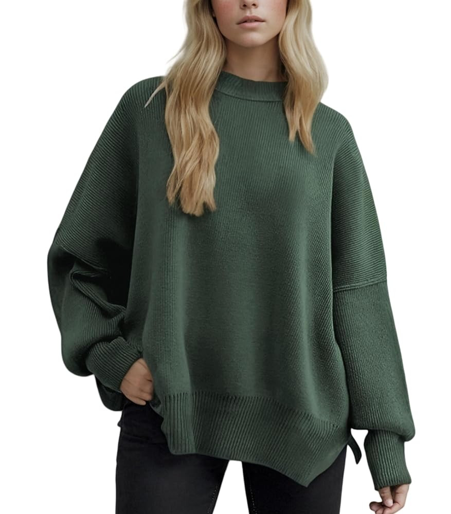 Simier Fariry Women's Oversized Slouchy Pullover Sweater Fall Comfy Urban Knitwear Winter Loose L... | Amazon (US)