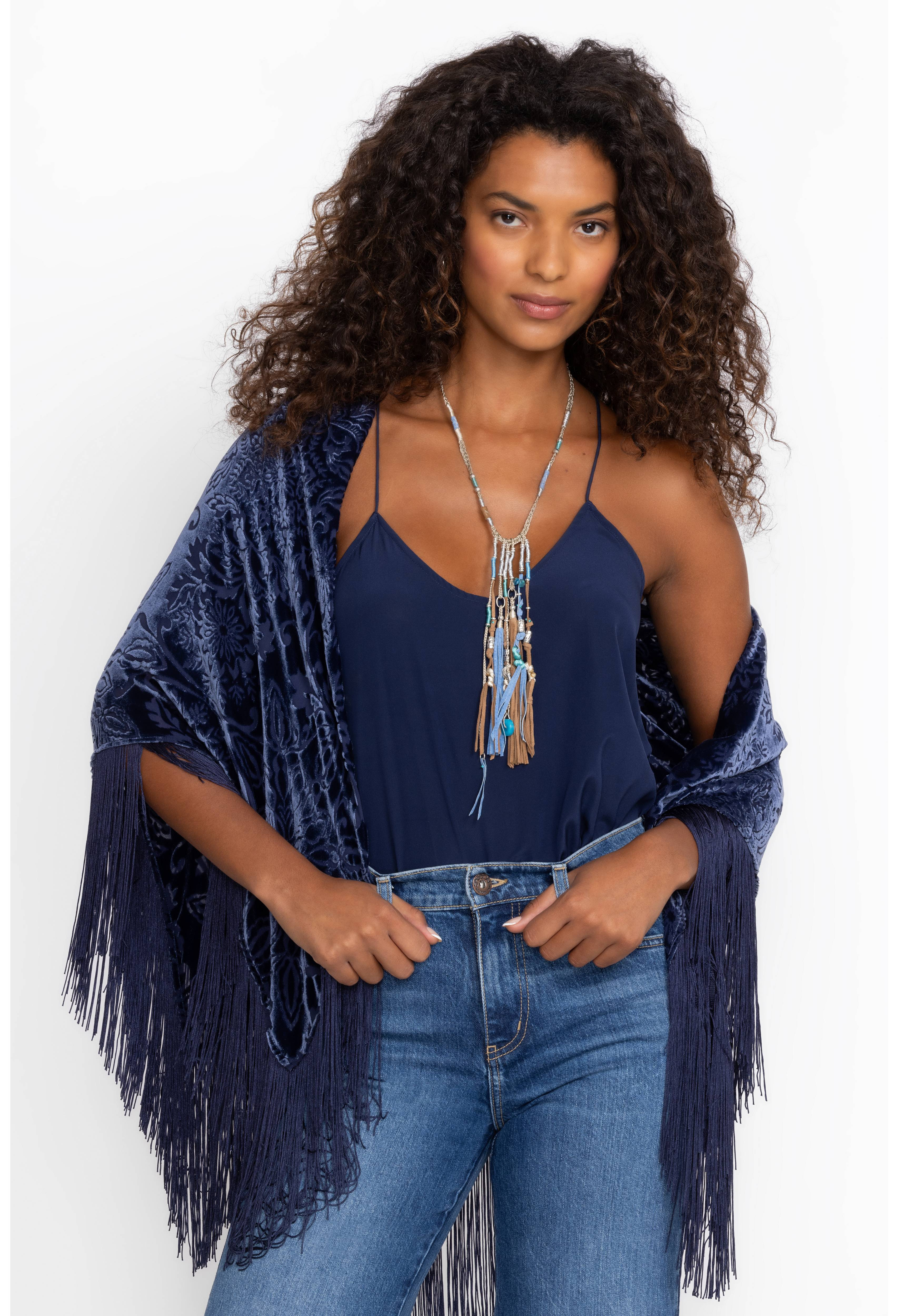 VANETTA FRINGE WRAP | Johnny Was | Johnny Was