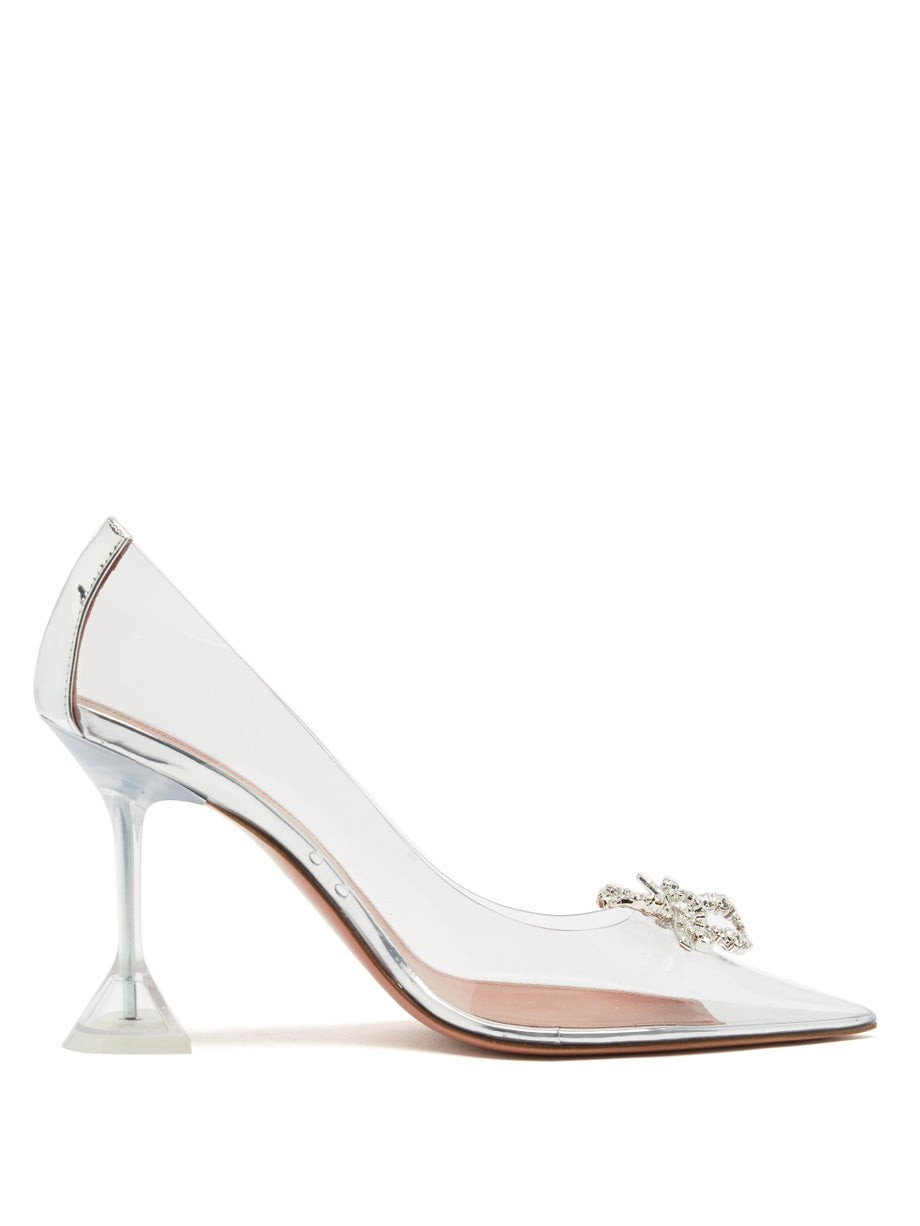 Rosie crystal-embellished PVC pumps | Matches (UK)