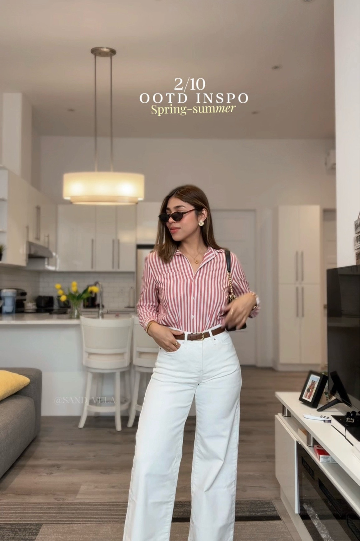 OOTD inspo Spring/Summer 🌸☀️
Día 2/10 💅✨

Guárdalo para inspo y sígueme para más tips 📌💫

Fit details (para referencia 👀):
Peso: 63 kg
Altura: 1.60 cm
Talla: 28/30 en jeans / M en camisa
Zapato: 25 cm (US 8) 👟

Outfit clean girl + casual chic 🤍✨

#LTKcanada #LTKjeans #LTKsummer
