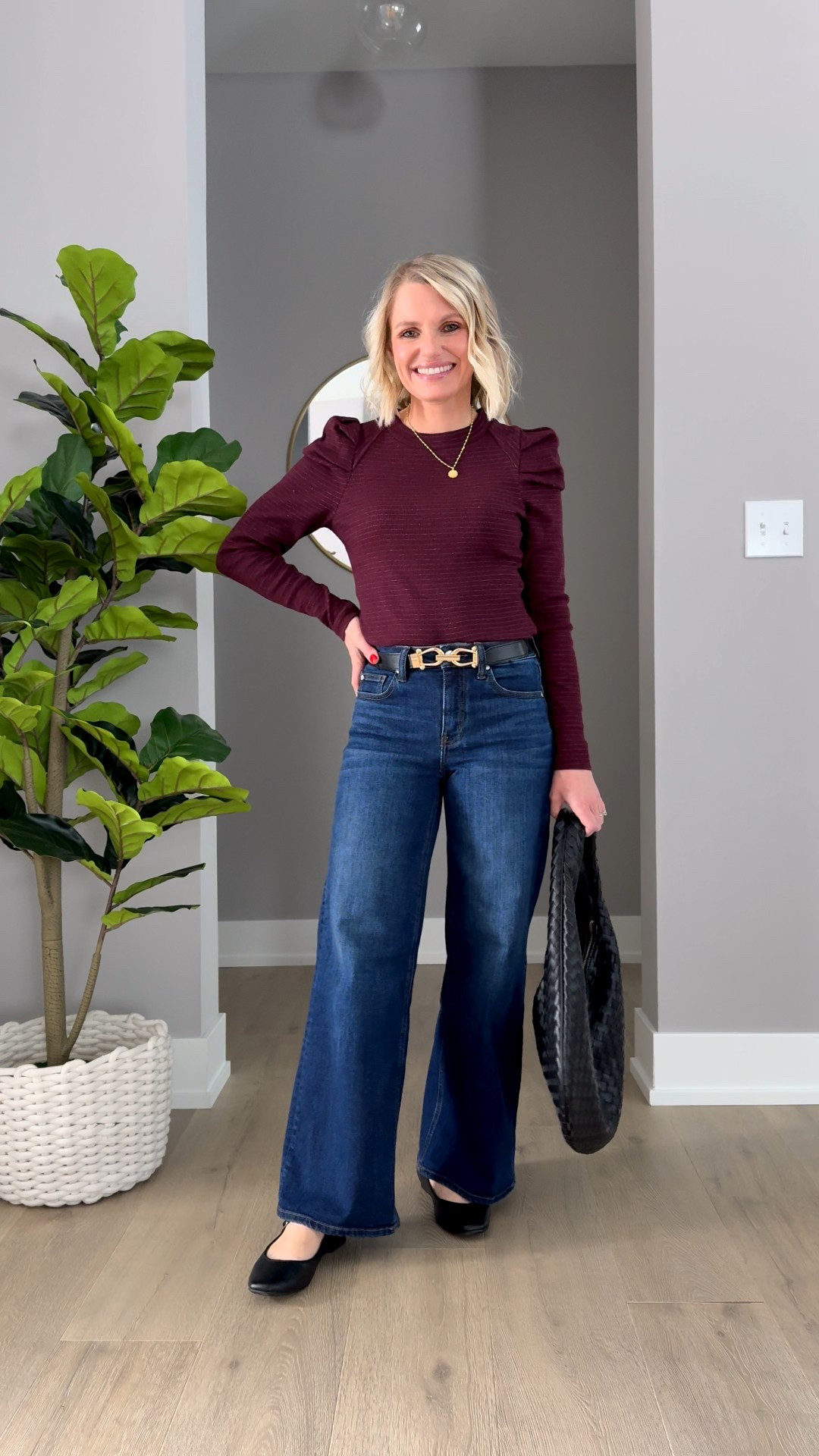 I love this outfit with these viral wide leg jeans from @onequince! 
Jeans- 25/28” inseam
Top- small

#LTKPetite #LTKSeasonal #LTKOver40