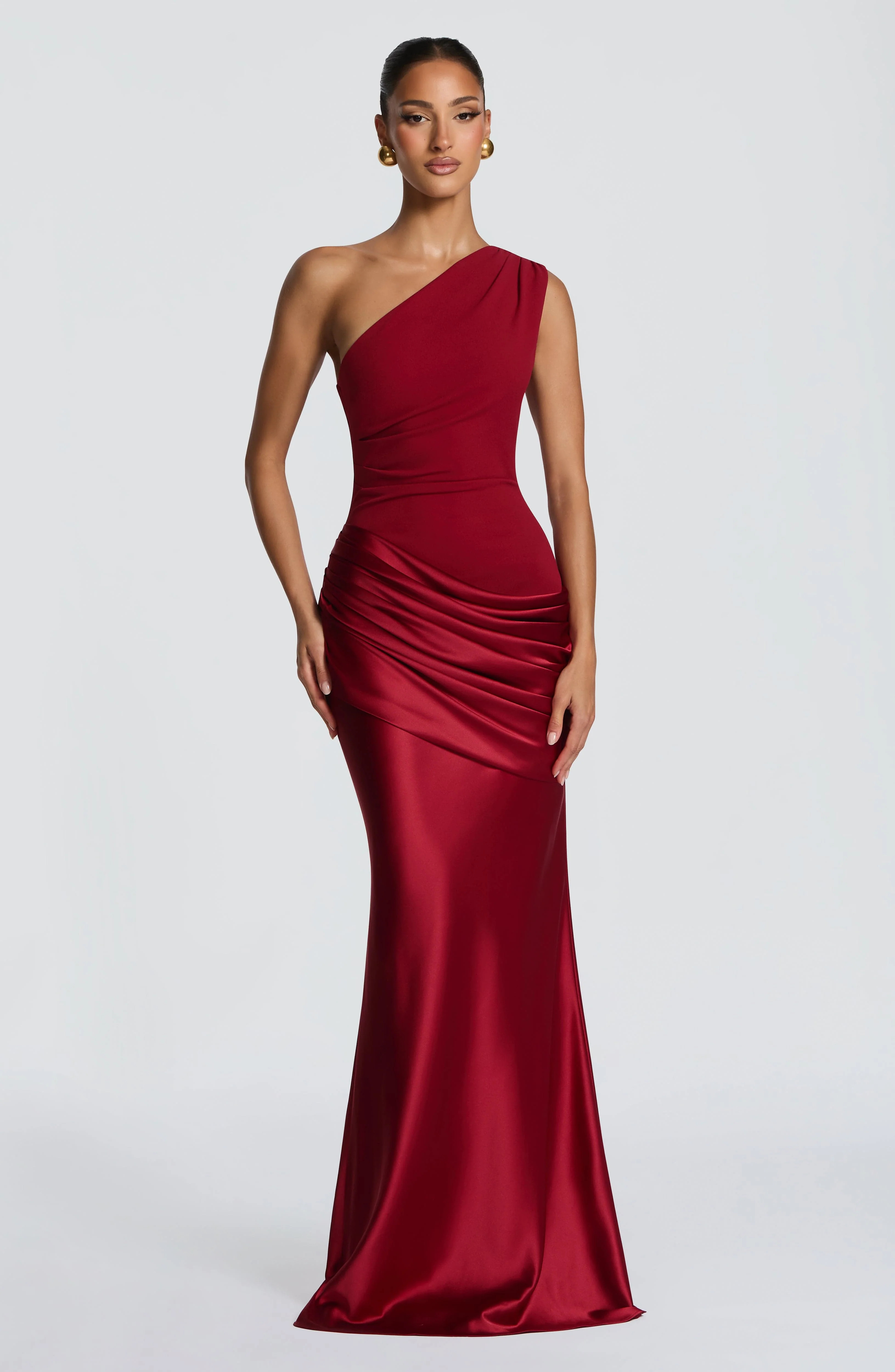 Sadona Maxi Dress - Deep Red | Babyboo (global)
