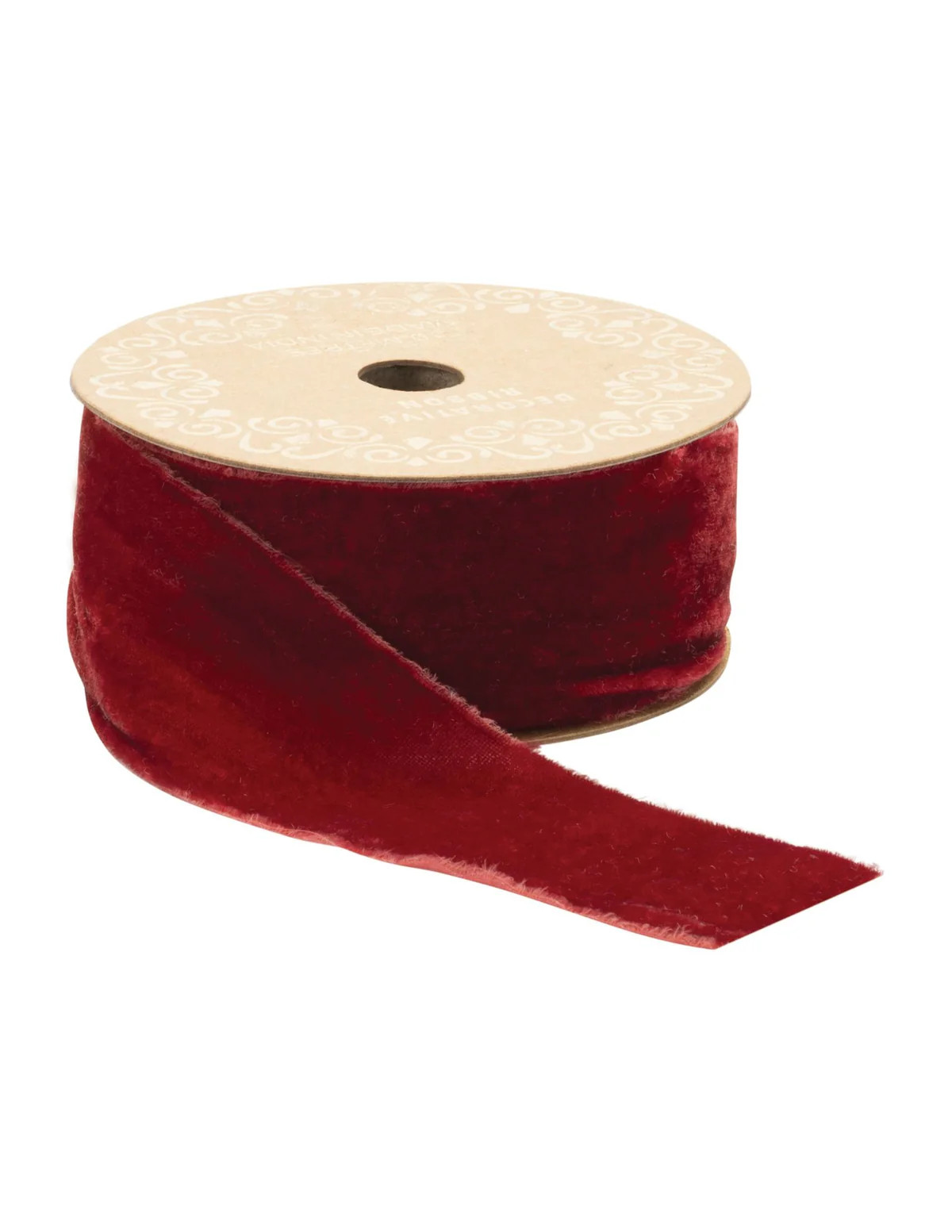 Red Raw Edge Velvet Ribbon | Gatehouse No.1
