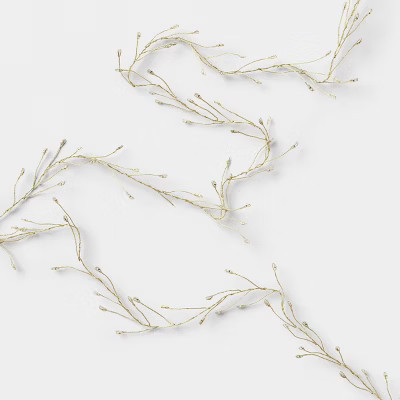 160 LED Indoor Outdoor Fairy String Lights White - Threshold™ | Target