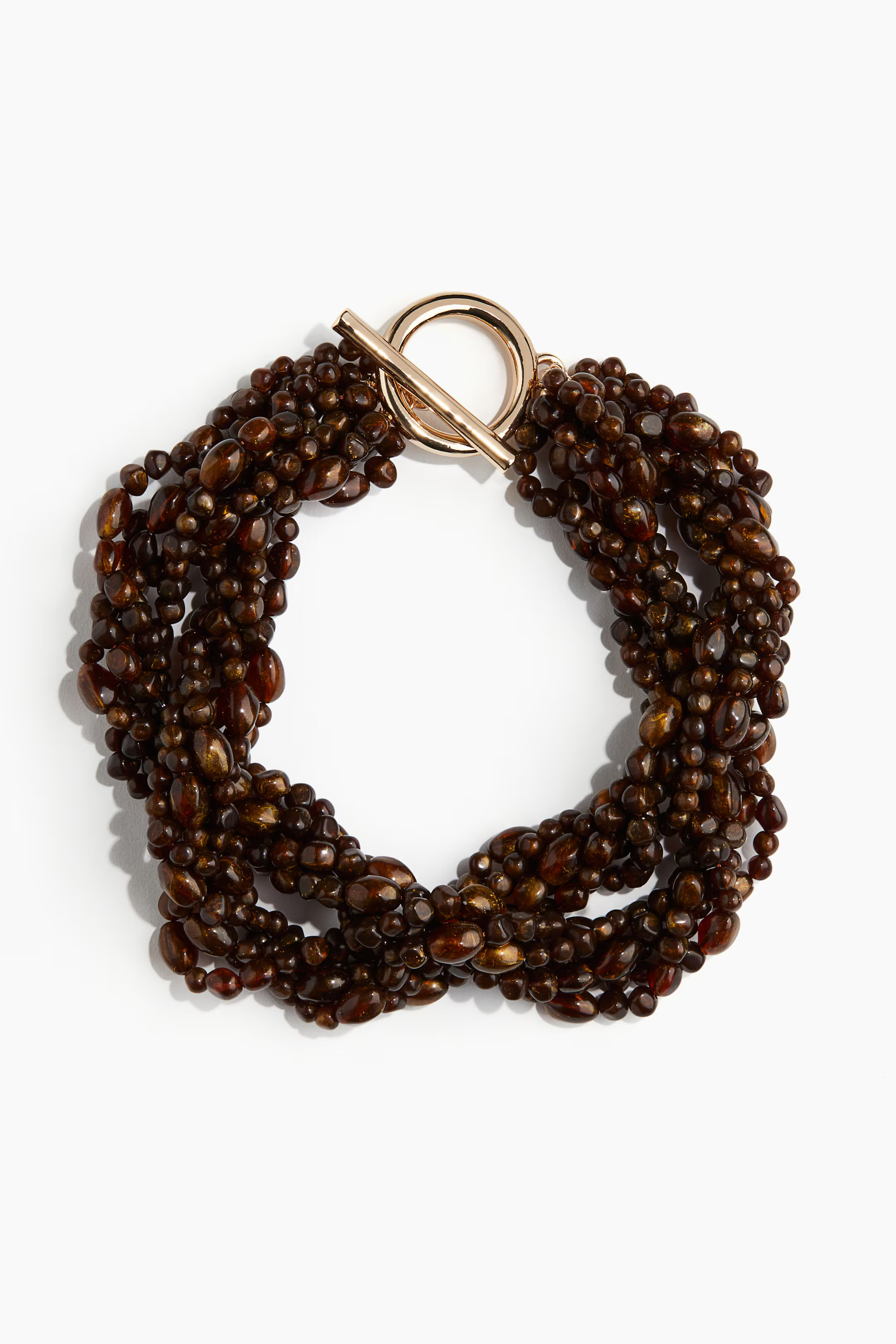 Chunky Beaded Necklace - Dark brown - Ladies | H&M US | H&M (US + CA)