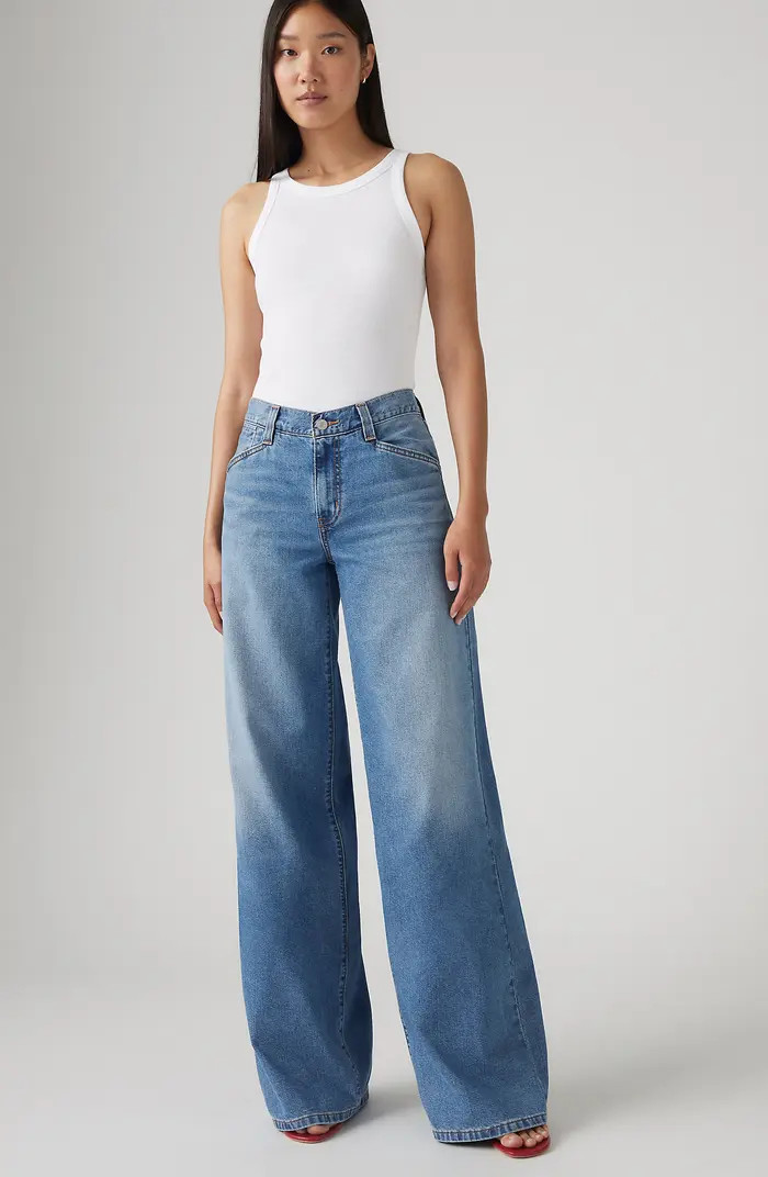 94 Mid Rise Baggy Wide Leg Jeans | Nordstrom Rack