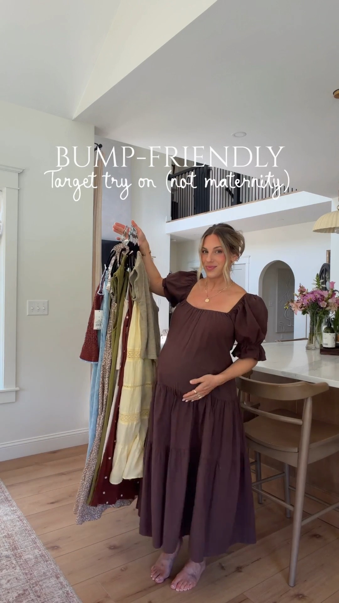 Wooowee, this is a good one 😅 & most of it is on mega 🚨SALE!🚨

(Pre pregnancy size- XS, currently 36 weeks) 

-PANTS + TOPS-
Yellow tank: Medium 
Blue Jeans & White Jeans: Small
Brown Crochet Tank: Small

-DRESSES-
Brown Floral w/ Ruffle Straps: Small
Blue Strapless: Small
Floral Halter: Medium (could do a small) 

-SETS-
Green w/ Ties: medium top, small pant
Yellow: medium top, small skirt
Cream: small top, medium pant
Brown Polka Dot: medium top, small pant
Green Balloon Pant: small top, small pant

#LTKBump #LTKootd #LTKSaleAlert