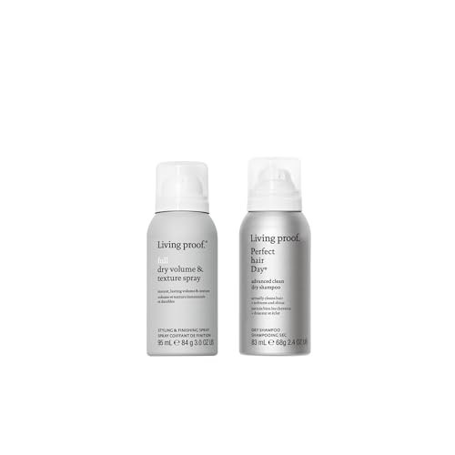Living Proof Travel Size Advanced Clean Dry Shampoo + Dry Volume & Texture Spray Bundle ($37 Value) | Amazon (US)