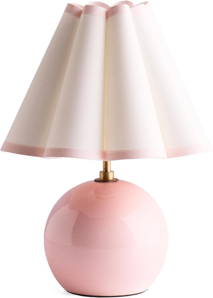 Lighting Cecily Rechargeable Ceramic Table Lamp 15" - Cordless Lamp | Amazon (US)