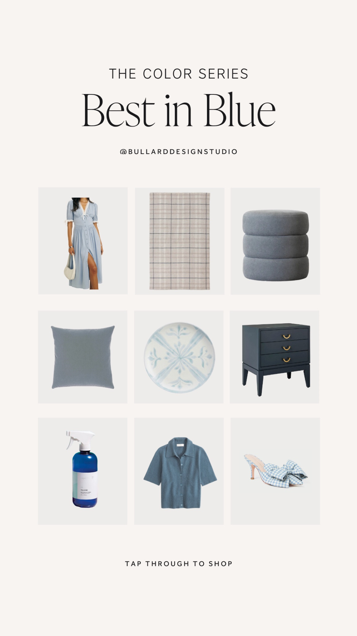 Shop our favorites for fashion and home, in blue! 