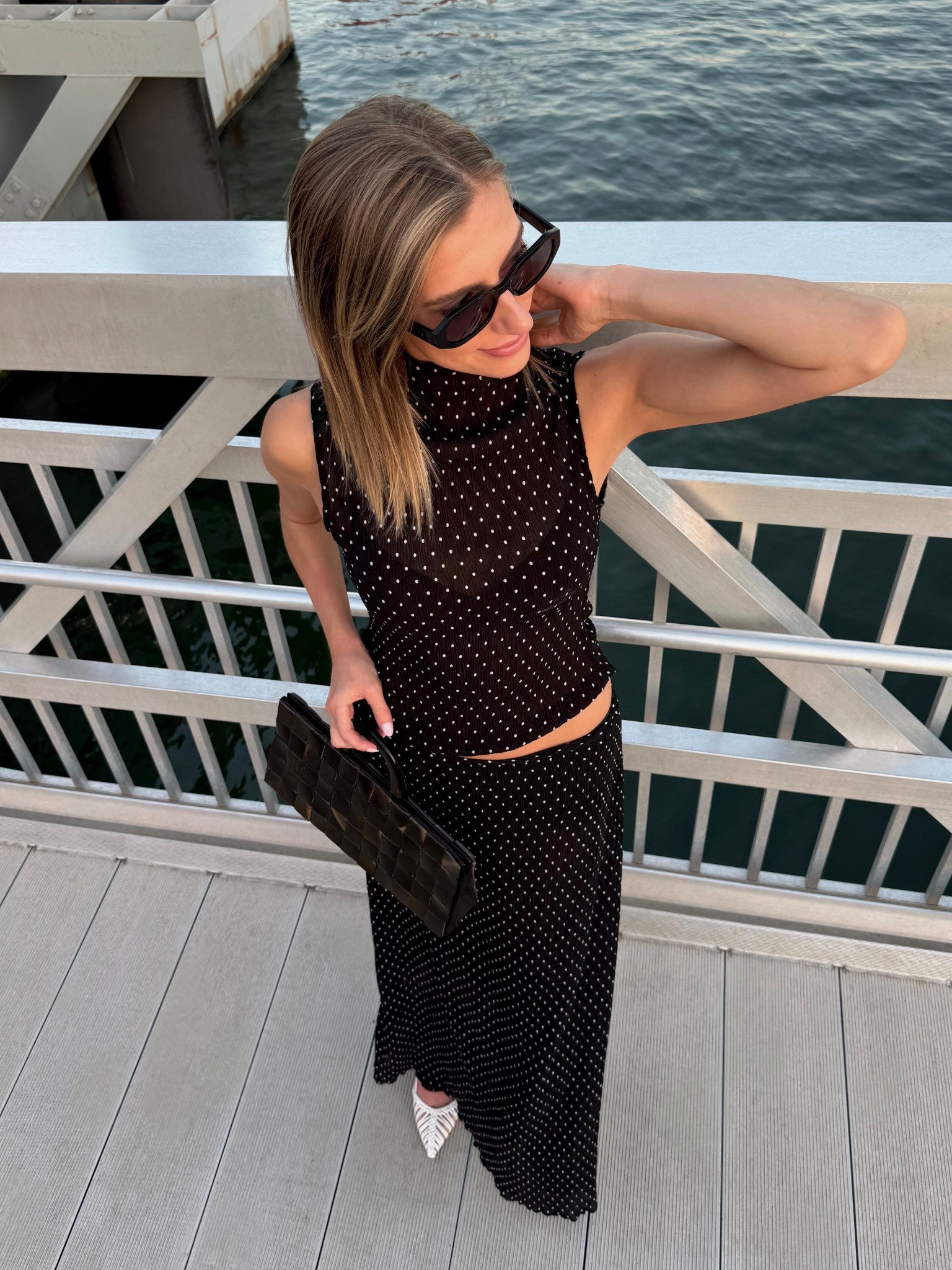 chick polka dot matching 2 piece set | dinner nyc outfit idea  

#LTKFindsUnder100