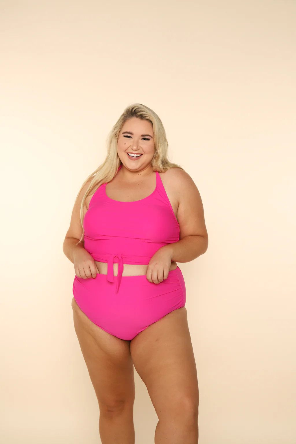 The Racha Top | Neon Pink | Final Sale | Coral Reef Swim