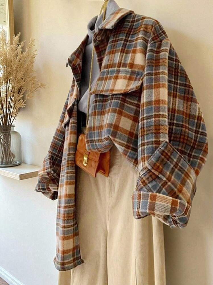 Plsid Flannel | SHEIN