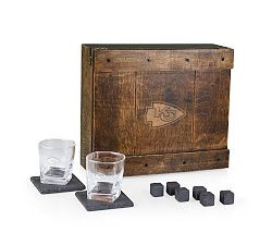 NFL Whiskey Oak Gift Box - Set for 2 | Pottery Barn (US)
