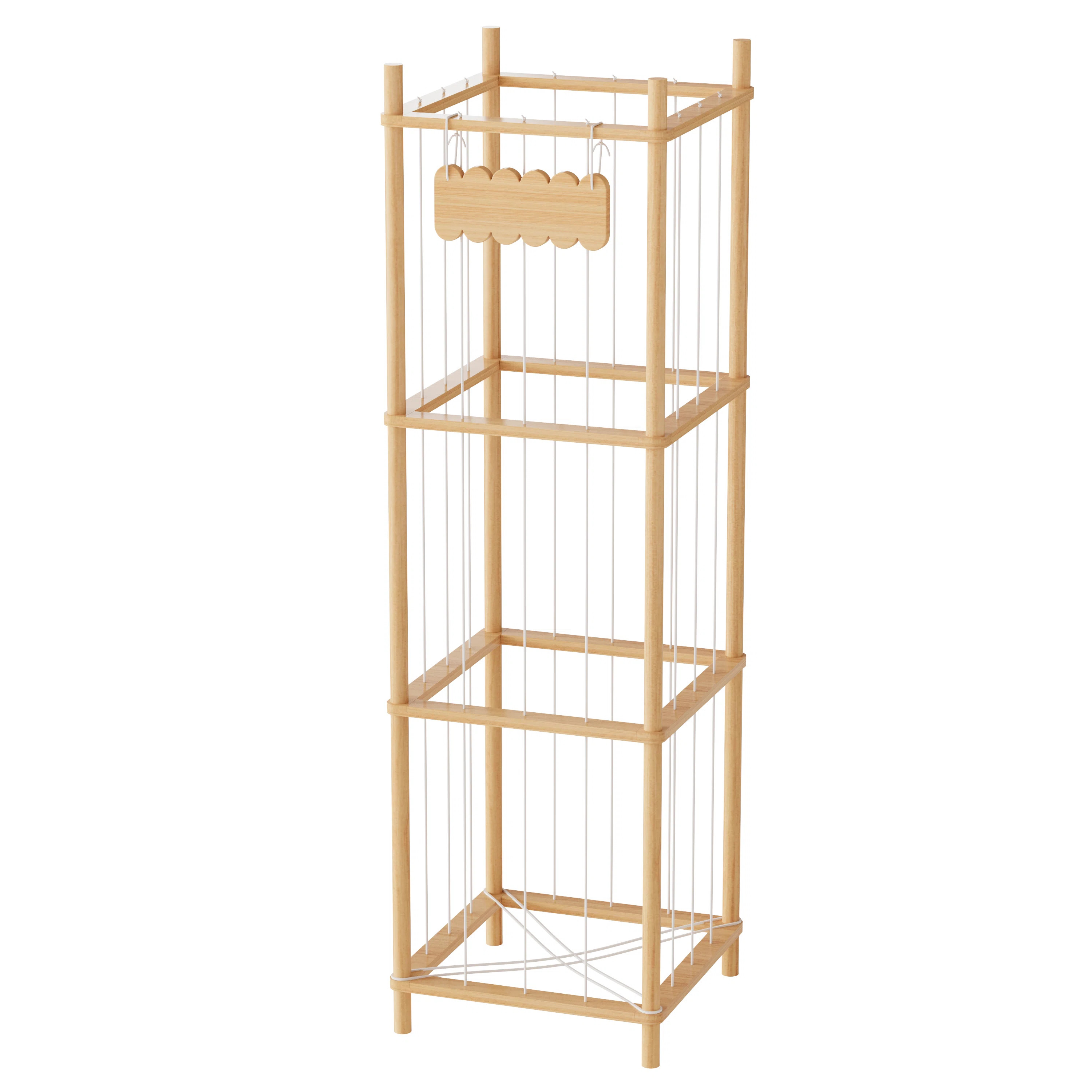 Stuffed Animal Storage Organizer, Wooden Zoo Toy Plushies Storage Holder, Large Capacity Plush To... | Wayfair North America