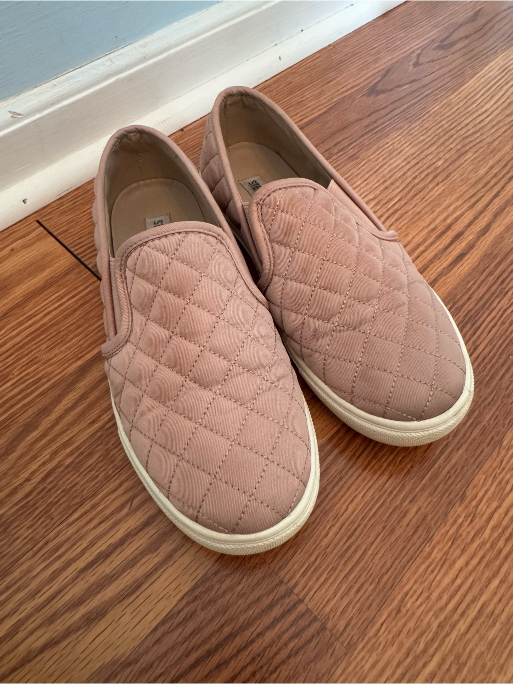 Steve Madden Quilted Slip-On Espadrilles - Dusty Pink | Poshmark