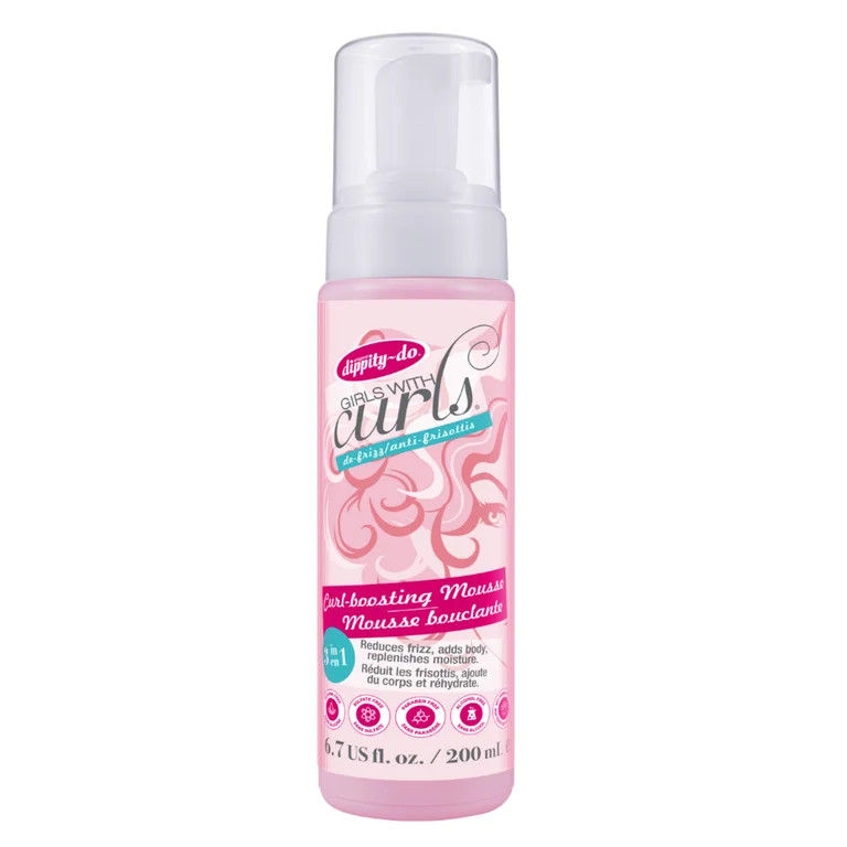 Dippity-do Girls with Curls De-Frizz Curl-Boosting Mousse, 200 ml/6.7 fl oz | Walmart (US)