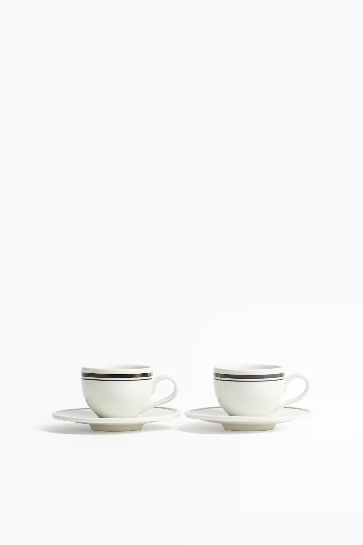 2-Pack Espresso Cup and Saucer | H&M (US + CA)