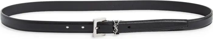 Monogram Leather Belt | Nordstrom