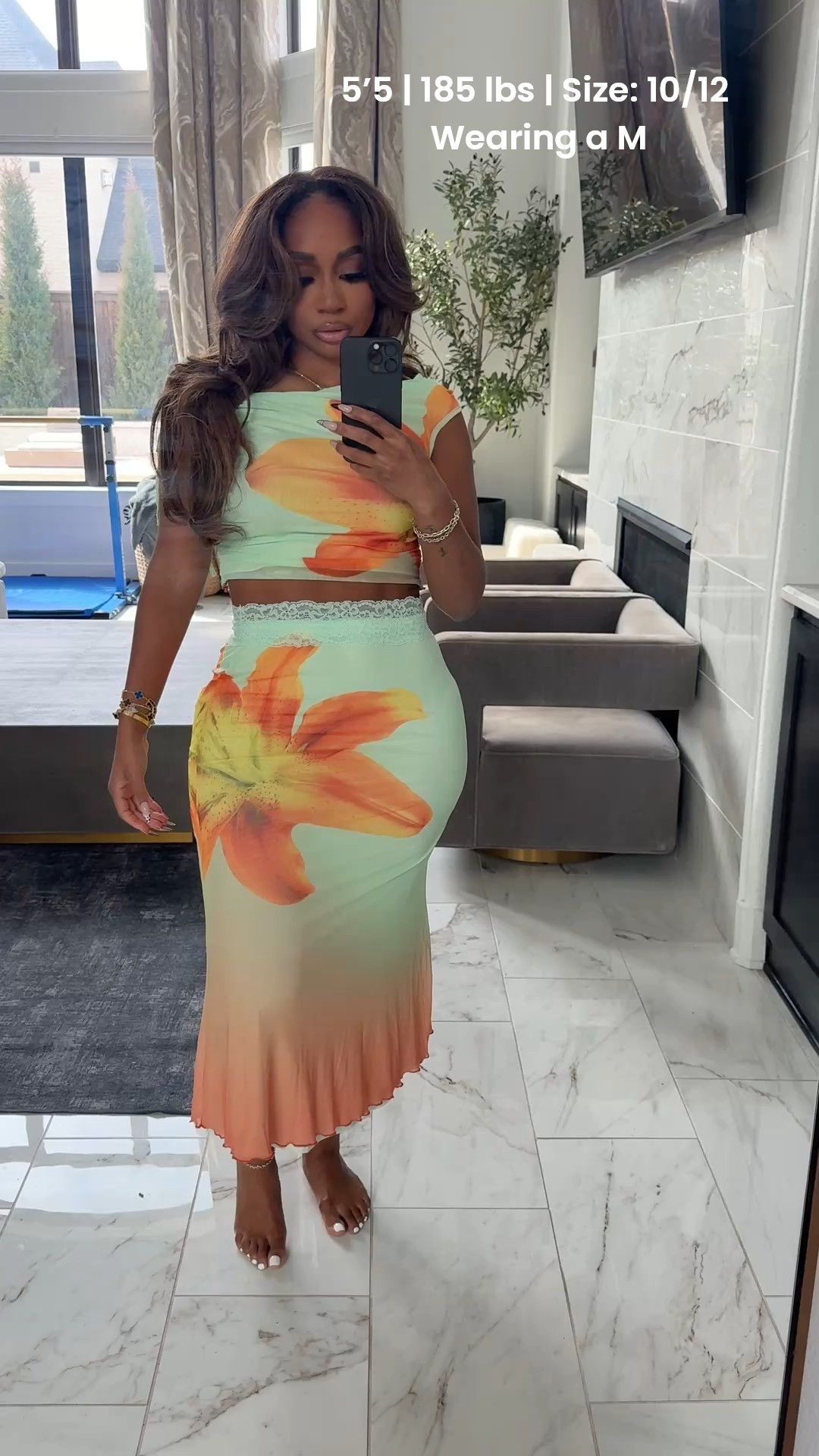 vacation outfits beach! Floral print skirt set is perfect for a day or night look! 

#LTKootd #LTKTravel #LTKMidsize