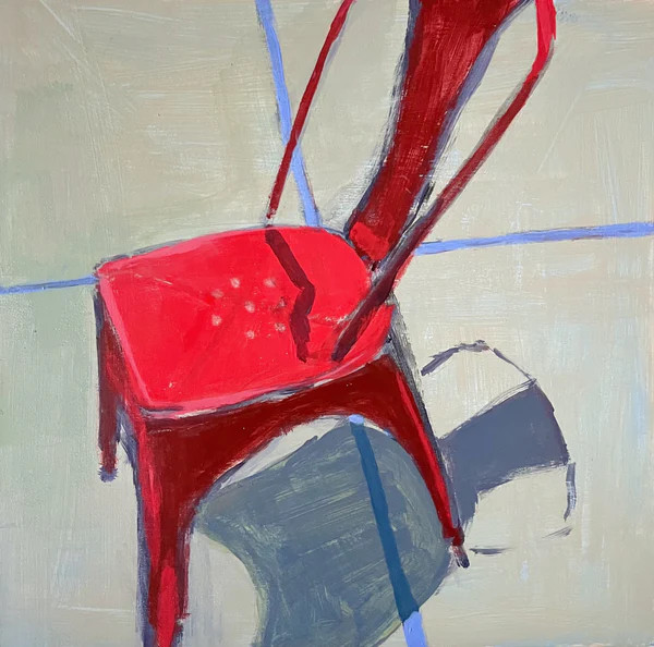Red Chair No. 2 | Well + Wonder Artist Collective