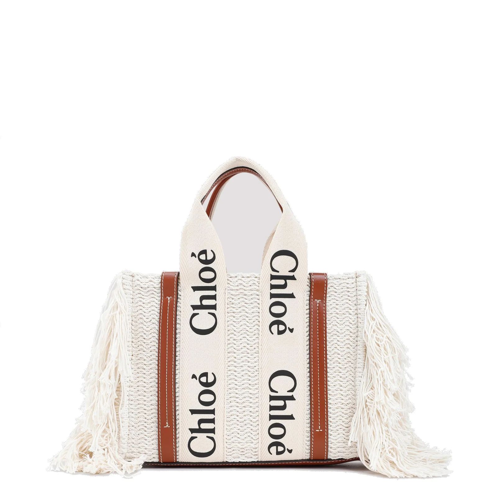 Chloé Woody Fringed Tote Bag | Cettire Global