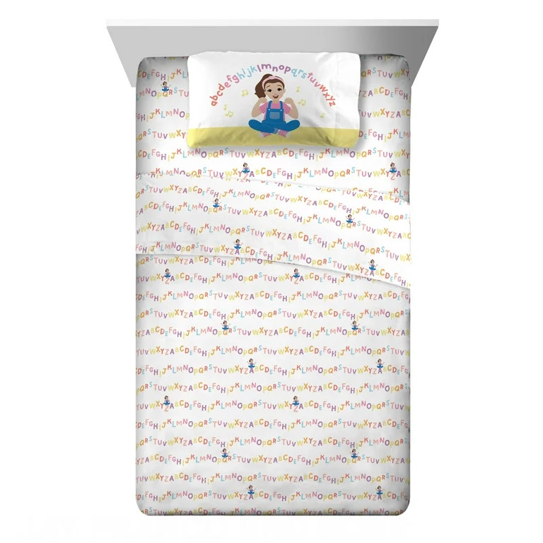 Ms. Rachel Kids Twin Sheet Set | Walmart (US)