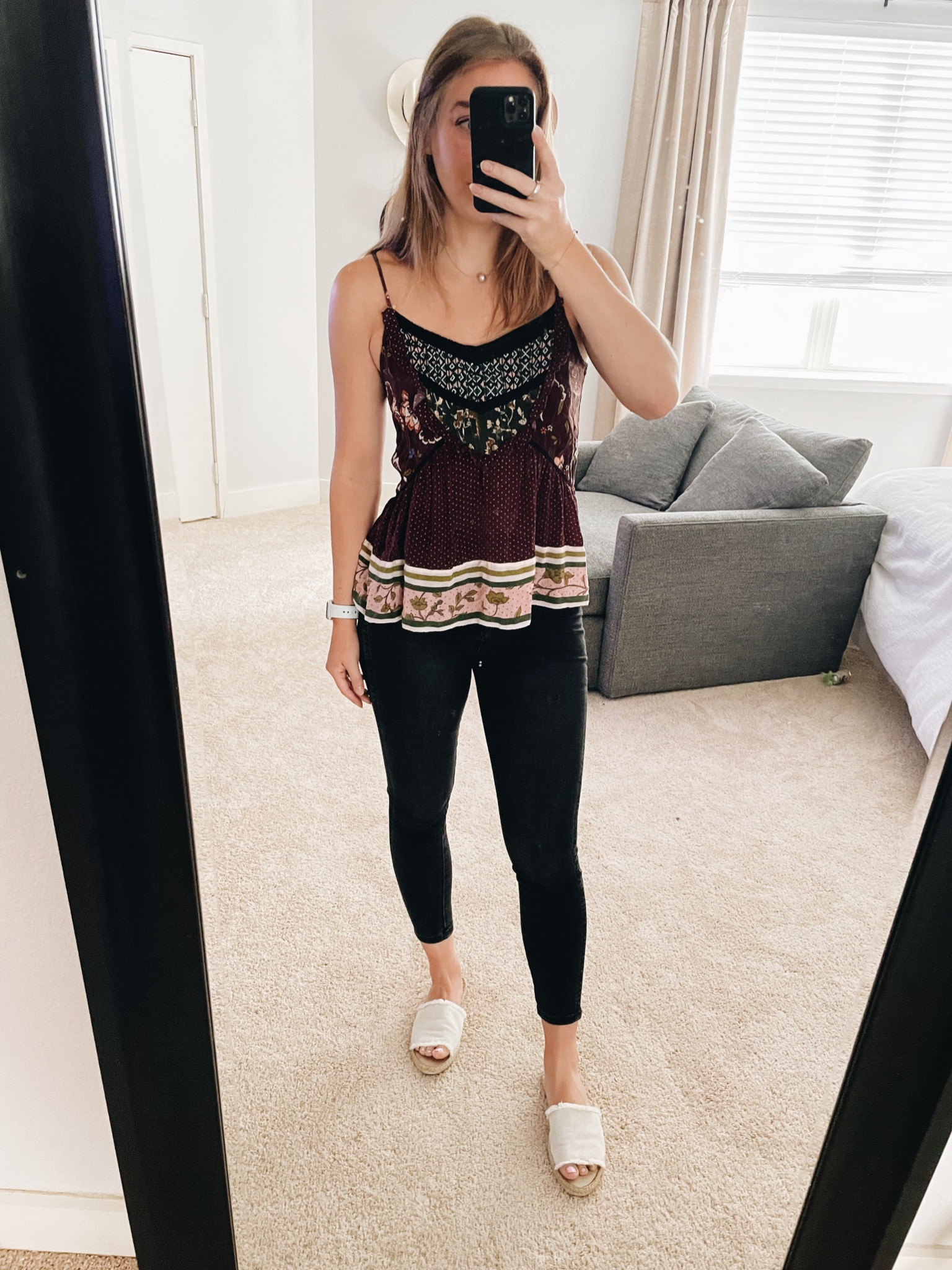 Couldn’t find the exact link for y’all but linked some similar styles! 

August style: summer tanks - fall tanks - Anthropologie - Anthro style - fall style

#LTKFind #LTKSeasonal #LTKunder100